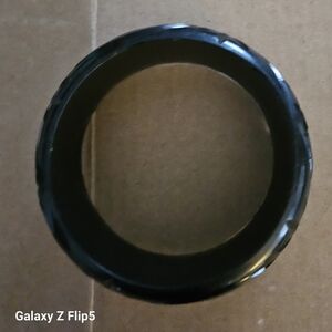 Black Bangle Bracelet